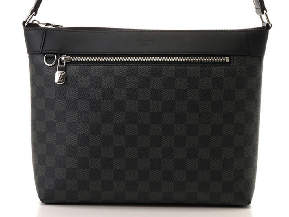 LOUIS VUITTON Mick Shoulder Bag Damier Graphite Black